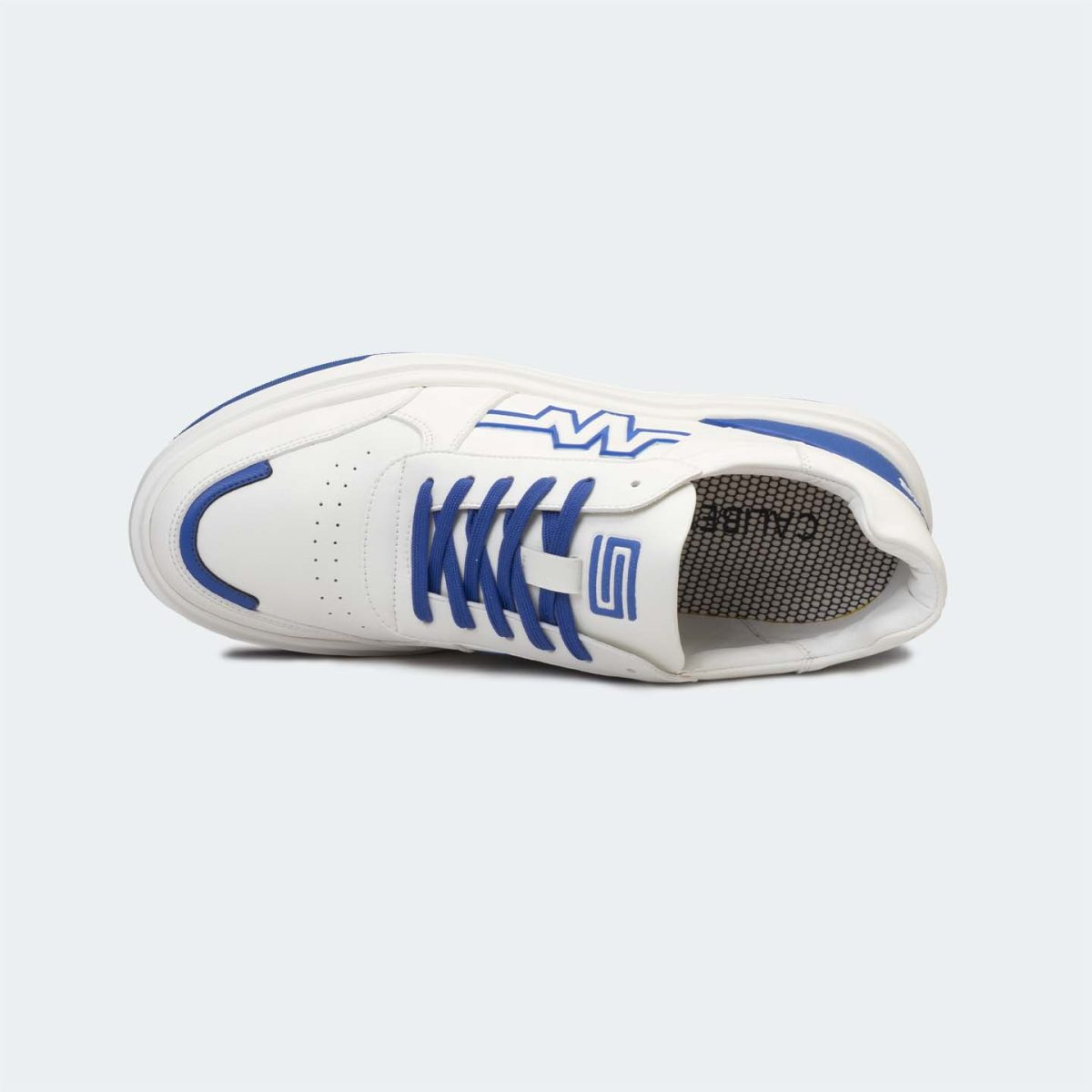 Caliber x VEK Blue Unisex Sneakers – METRONOME 569 Lace-Up Shoes