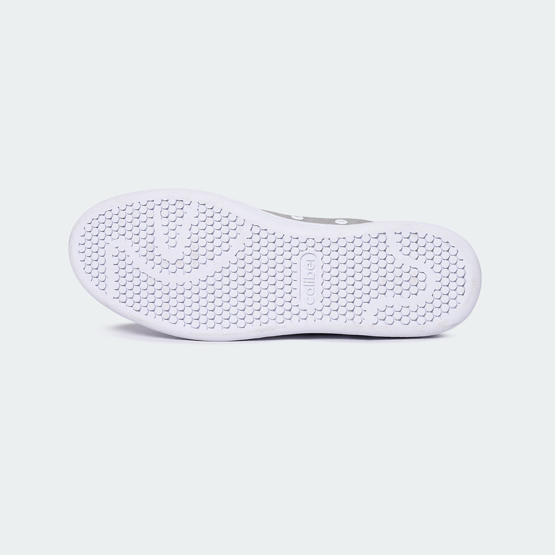 Caliber Men’s Grey Casual Sneakers – Lace-Up Rubber Sole