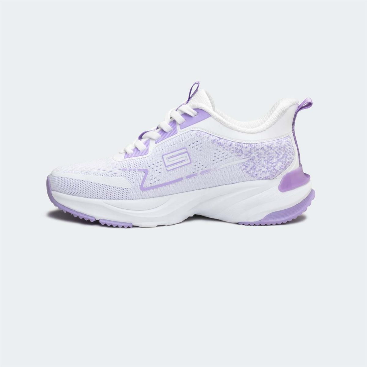 Women’s Lavender Sport Shoes – SHADOW-X 748 Lace-Up Sneakers