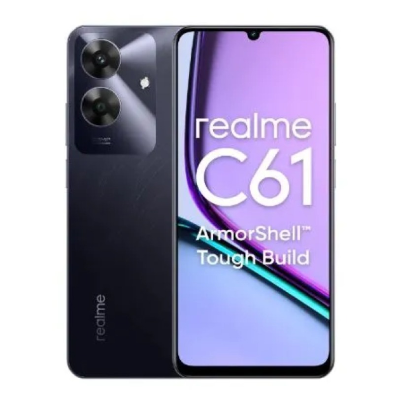 Realme C61 (6/128GB) | 32MP Camera | 5000mAh Massive Battery | 10W SUPERCharge