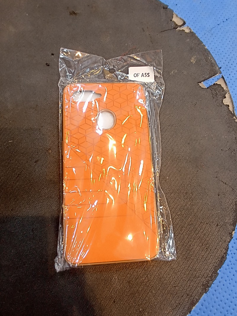 Orange Phone Case for Oppo A55 and vivo all series type