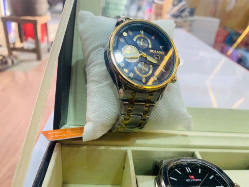 luxury analog watch