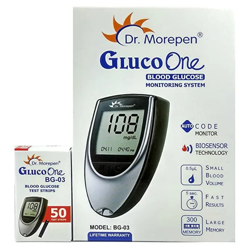 Dr. Morepen Gluco One Blood Glucose Monitoring System BG-03
