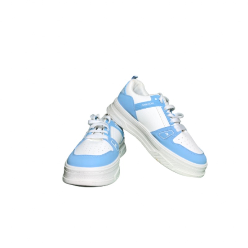 Light Blue White Sneakers for men - Casual Shoe