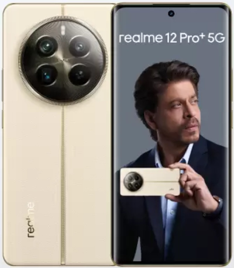 realme 12 Pro+ 5G (12/256) | 6.7" FHD+ 120 Hz OLED curved display | Snapdragon 7s Gen 2 Processor | 5000 mAh battery