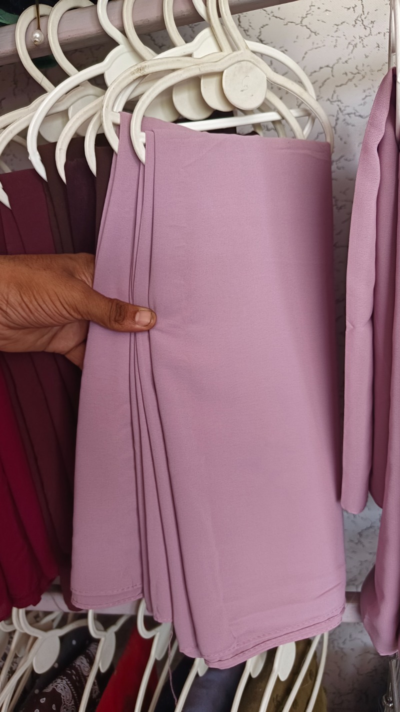 Lavender Chiffon hijab, biratnagar 